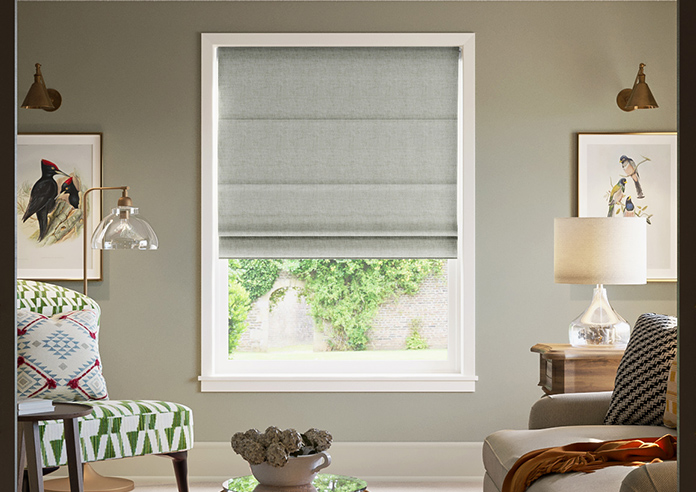 Melrose (Blackout), Silver Rain - Roman Blind - Image 3